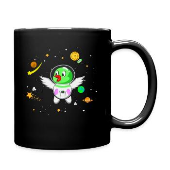 Future astronaut Vogel - Full Colour Mug - black - Right