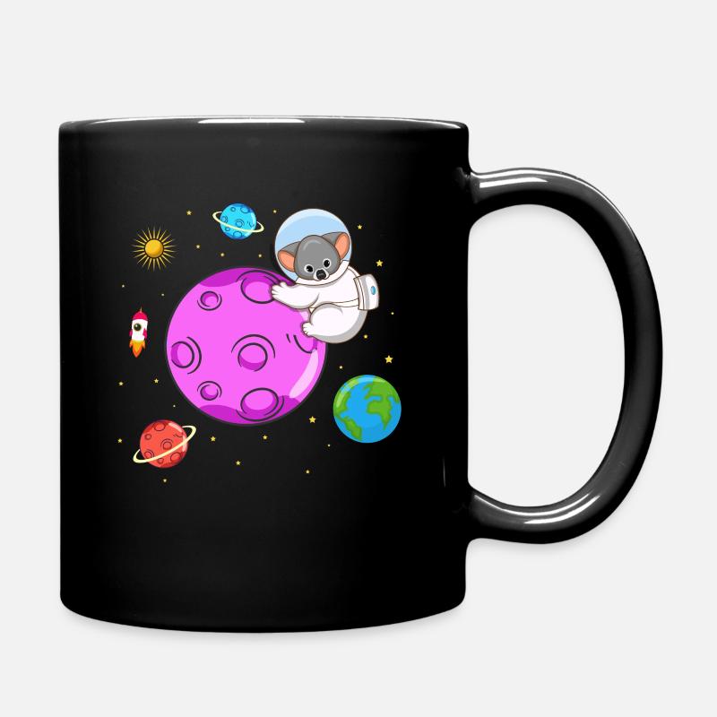 Koala-Liebhaber Koala-Flüsterer Pflanzenfresser - Tasse einfarbig - Schwarz