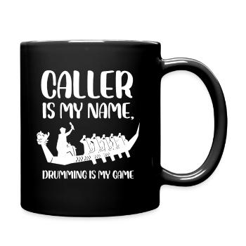caller est mon nom tambour est mon game Design - Mug uni - noir - Droite