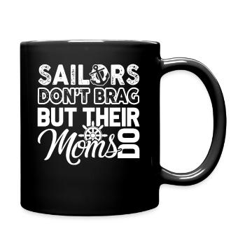 Sailor Proud Sailor Mom - Full Colour Mug - black - Right