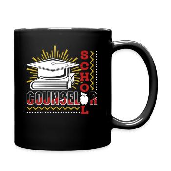 School Counselor School Counselor Job - Full Colour Mug - black - Right