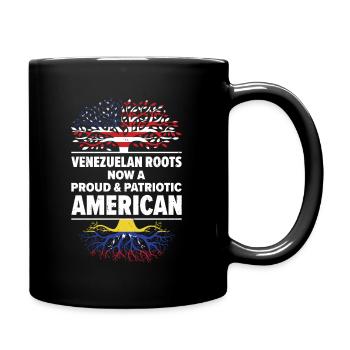 Geborener Venezolaner Venezuela Amerikaner USA - Tasse einfarbig - Schwarz - Rechts