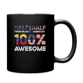 Geborener Venezolaner Venezuela Amerikaner USA - Tasse einfarbig - Schwarz - Rechts