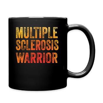Multiple Sclerosis Warrior - Full Colour Mug - black - Right