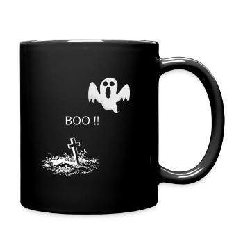 BUHRUF! - Tasse einfarbig - Schwarz - Rechts