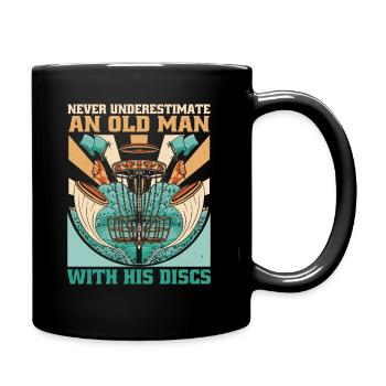 Sport Ulitmate Disc Golf - Tasse einfarbig - Schwarz - Rechts