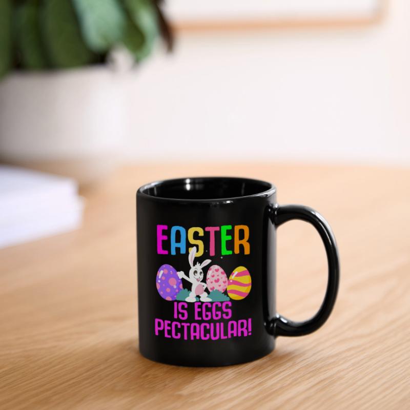 Easter Rabbit Easter Flowers Eggs Full Colour Mug