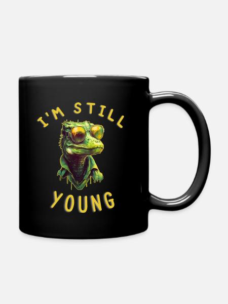 funny animal shirt - Mug uni - noir
