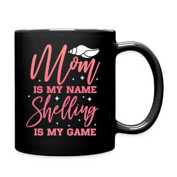Maman est mon nom Le bombardement est mon jeu - Sea Shell - Mug uni - noir - Droite