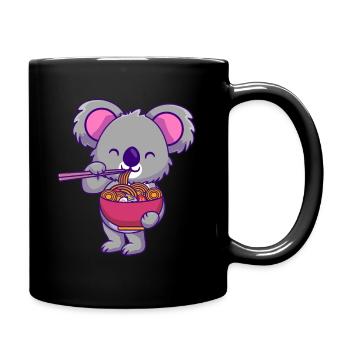 Ramen Eater Koala Lovers Japanese - Full Colour Mug - black - Right