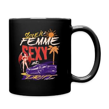 Drift - Soleil Femme Sexy And Drift Team - Mug uni - noir - Droite