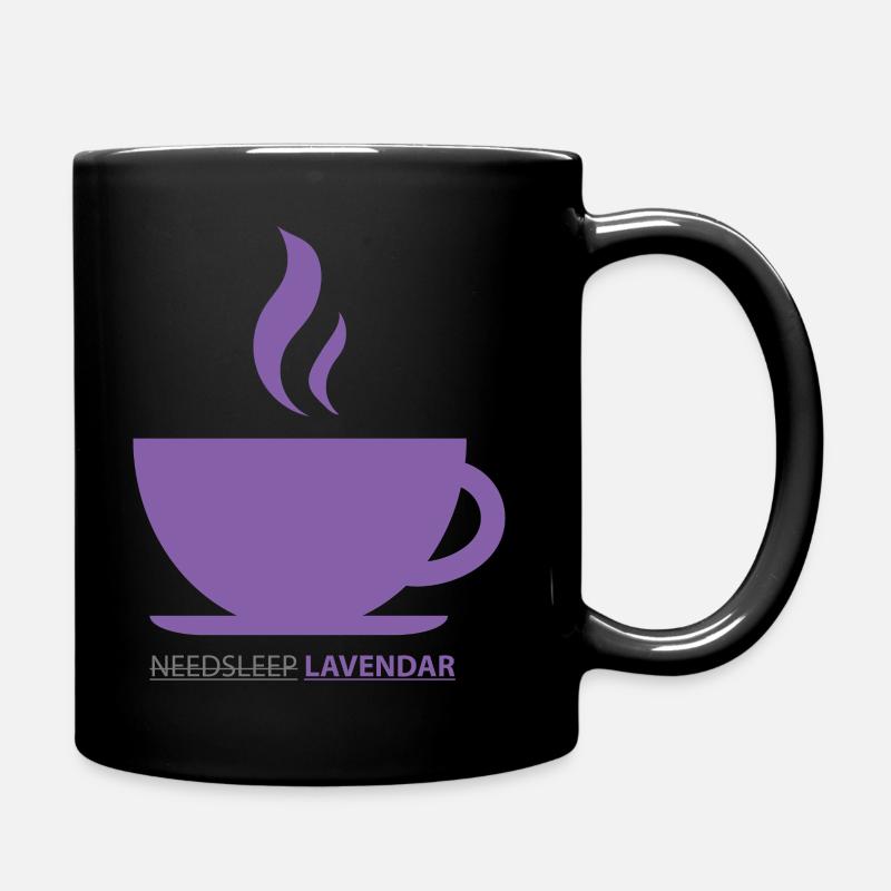 Sleepless?Lavendar - Full Colour Mug - black