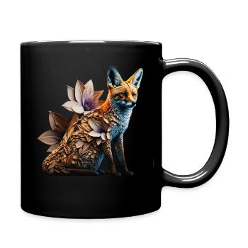 Renard Cadeau Fils Animal Faune Motif Motif Animalier - Mug uni - noir - Droite