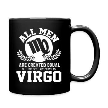 Virgo Only The Best Men Are Born As Virgo - Full Colour Mug - black - Right
