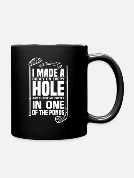 Golf Spruch Golfer Golfspieler - Tasse einfarbig - Schwarz