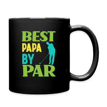 Best Papa Golfer Golf Golfer - Full Colour Mug - black - Right
