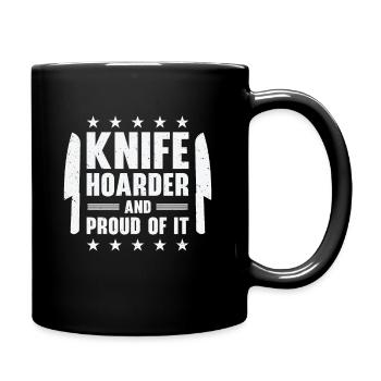 Couteaux collecteurs de couteaux - Mug uni - noir - Droite
