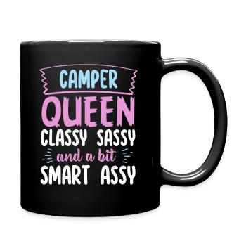Camper Queen Classy Sassy And A Bit Smart Assy - Full Colour Mug - black - Right