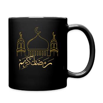 RAMADAN KARIM - Full Colour Mug - black - Right