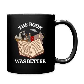 The book was better - Full Colour Mug - black - Right