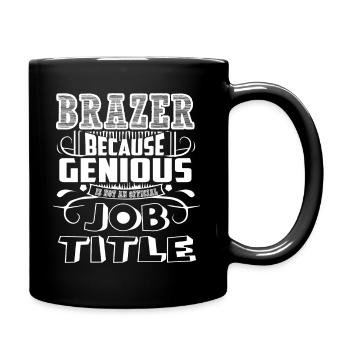 Brazer Brazer Job Title - Full Colour Mug - black - Right