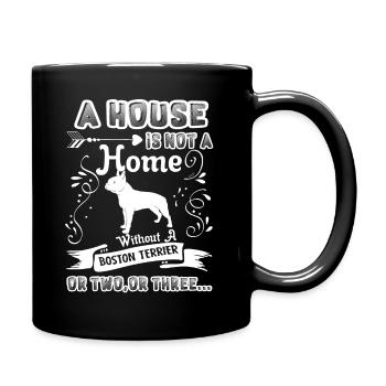 Boston Terrier Home Without Boston Terrier - Full Colour Mug - black - Right