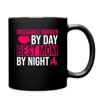 Versicherungsagent Mom Design Für - Mug uni - noir - Droite