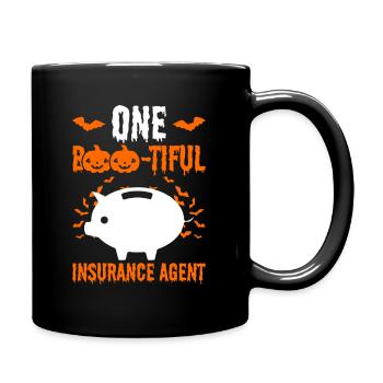 Versicherungsagent-halloween-design Für - Mug uni - noir - Droite