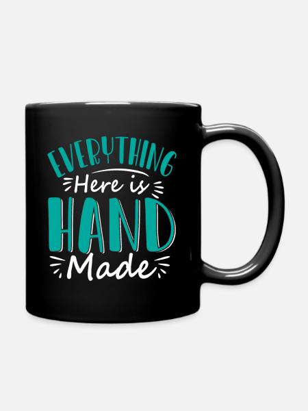 Handmade! - Tasse einfarbig - Schwarz