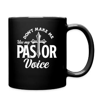 Pasteur Pasteur Voix Citation Cadeau - Mug uni - noir - Droite
