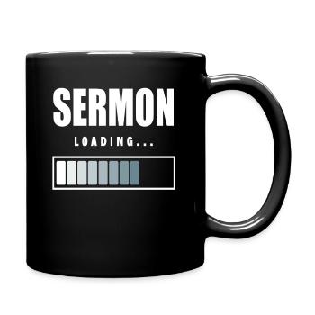 Pfarrer Pastor Zeromonie Lädt - Tasse einfarbig - Schwarz - Rechts