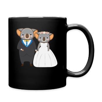 Fiancé Koala amant Koala Whisperer Animal - Mug uni - noir - Droite