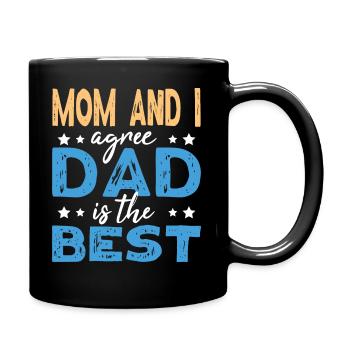 Fête des pères – Meilleur papa / Papa - Mug uni - noir - Droite