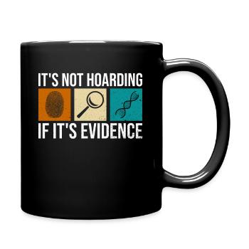 Crime Labe Design Für Forensische Analysten - Mug uni - noir - Droite