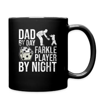 Farkle Dad Design Für Farkle Spieler Vater - Mug uni - noir - Droite