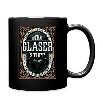 Original Glaser, Robustes Handwerker-Shirt - Tasse einfarbig - Schwarz - Rechts