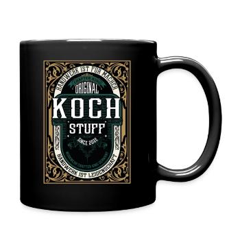 Original Koch, Robustes Handwerker-Shirt - Tasse einfarbig - Schwarz - Rechts
