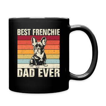 Best Frenchie DAD ever Bulldog - Full Colour Mug - black - Right