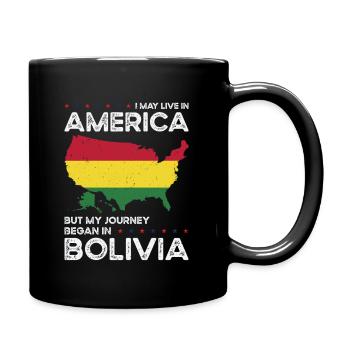 Nés : Boliviens, Bolivie, Américains, États-Unis - Mug uni - noir - Droite