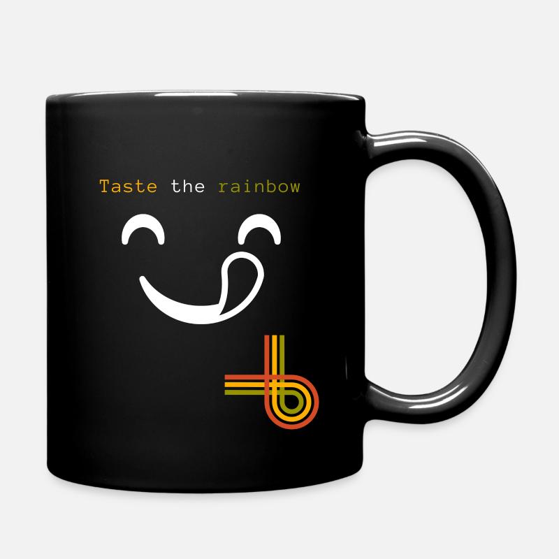 Taste the rainbow - Mug uni - noir