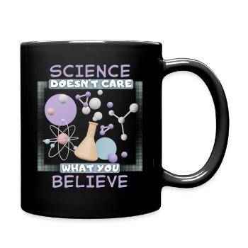 Dire pour les scientifiques physiciens, profession de chimiste - Mug uni - noir - Droite