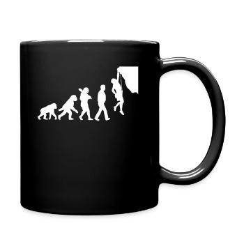 Évolution de l’escalade - Mug uni - noir - Droite