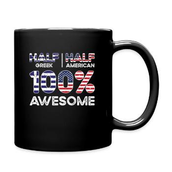 Né en Grèce Grèce Américain - Mug uni - noir - Droite