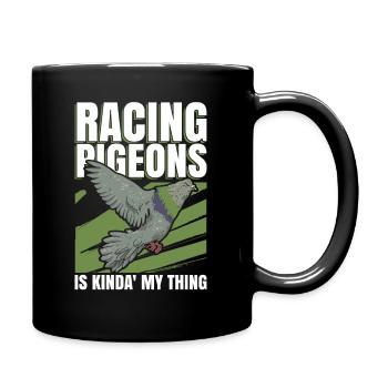 Brieftauben Und Taubenzüchter Tauben-racer-experte - Mug uni - noir - Droite