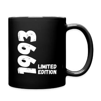 1993 Limited Edition 30. Geburtstag 30 Jahre - Tasse einfarbig - Schwarz - Rechts
