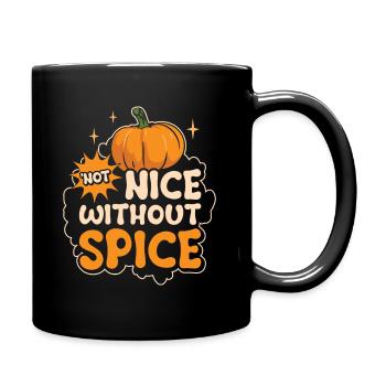 Pumpkin Spice Latte Kaffee-Liebhaber - Tasse einfarbig - Schwarz - Rechts