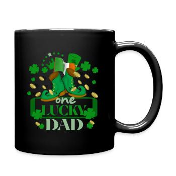 St Patrick Tage - Vater - Tasse einfarbig - Schwarz - Rechts