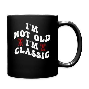 Je ne suis pas vieux Je suis classique - Mug uni - noir - Droite