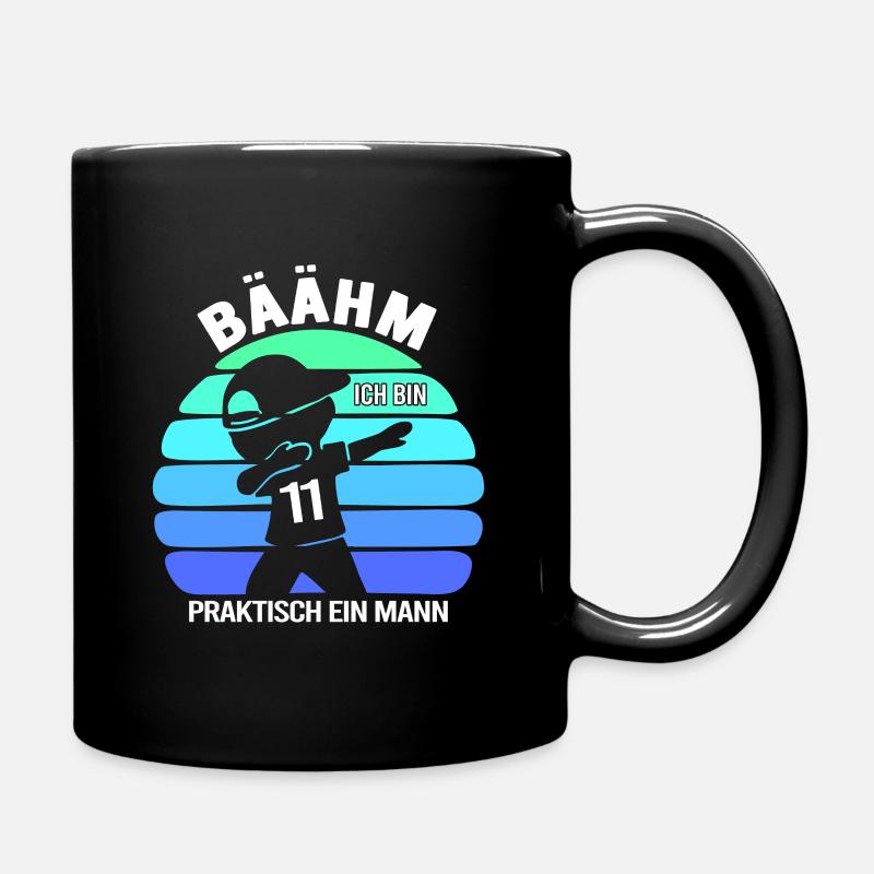 11 elfjähriger 11. Geburtstag Jungen - Tasse einfarbig - Schwarz