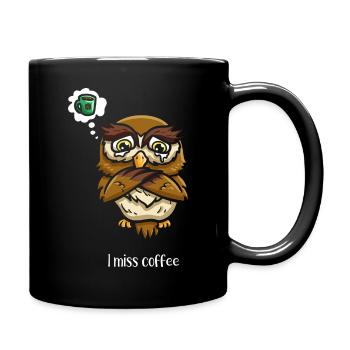 I coffee drinker coffee miss - Full Colour Mug - black - Right